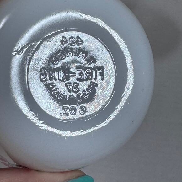 Anchor Hocking Fire King Prime Rose Custard Cups / Bowls Set of 7 Excellent Cond - Picture 5 of 9